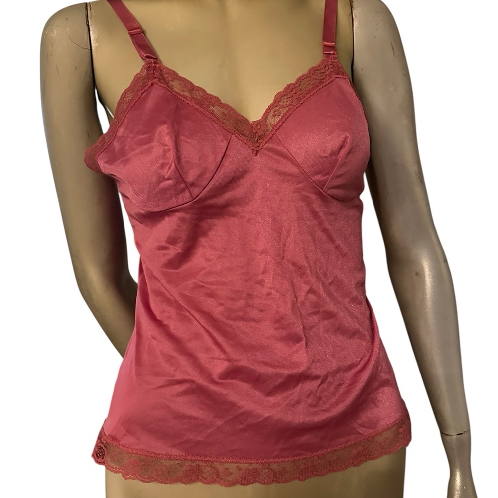 Vintage Movie Star Raspberry Slip Set- Small - Picture 4 of 4